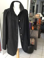 Manteau veste MAJE taille 2(36/38) gris laine et cachemire bon état