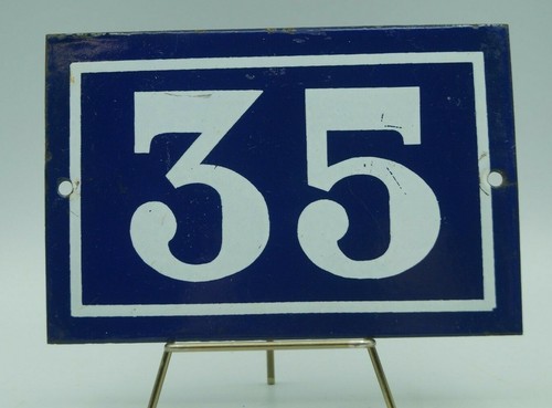 Ancienne plaque emaillee - plaque,