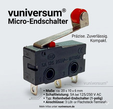 Micro interrupteur de fin de