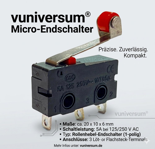 Micro interrupteur fin de - micro,