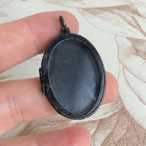 Ancien pendentif médaillon - pendentif,