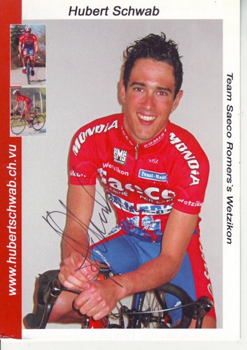 Cyclisme carte cycliste hubert - cyclisme,