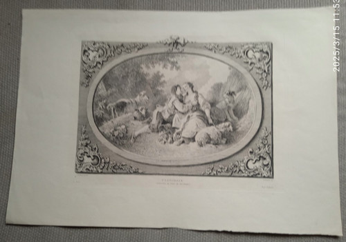 Gravure huet par - j.b.,