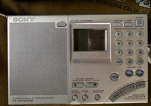 Sony icf sw7600gr - sony, portable