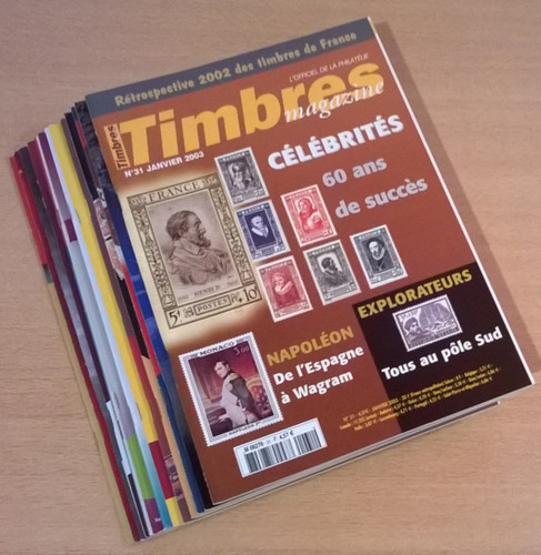 Timbres magazine année 2003 - timbres,