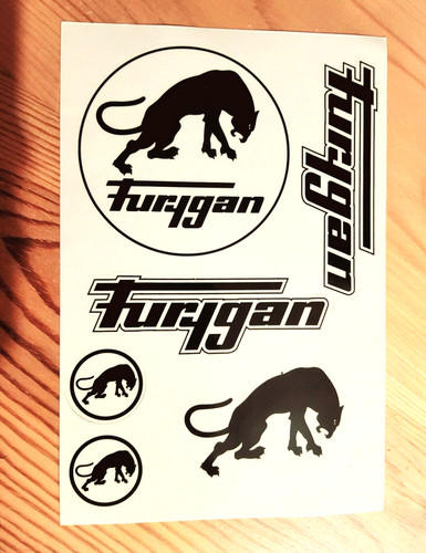 Sticker autocollant furygan - 6,