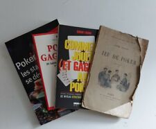 QUATRE LIVRES SUR LE JEU DE