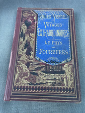 Livre J. Verne Pays des Fourrures HETZEL cartonnage