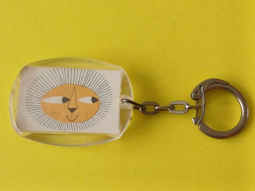 Porte clé vintage années - porte, 60
