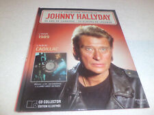 CD + LIVRE JOHNNY HALLYDAY LA COLLECTION OFFICIELLE CADILLAC  1989