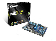 Carte mère  ASUS M5A87, DDR3-SDRAM, DIMM, 1066,1333,1600,2000 MHz, Dual, 16 Go,