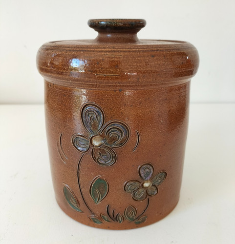 Pot thé vintage grès - vintage, en