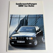 BMW E34 SONDERAUSSTATTUNGEN 5er / brochure catalogue / 18p / 1988 / DE German