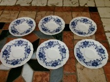 Lot de 6 sous tasses   Décor