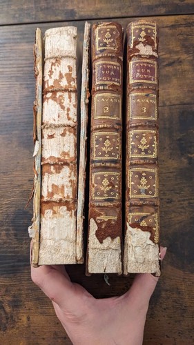 Livre ancien lettres sur - livre,