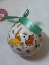 Boule de noël Disney Le Roi Lion Simba Timon Pumba The Lion King ⌀10 cm