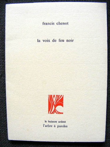 Francis chenot voix de feu - chenot,
