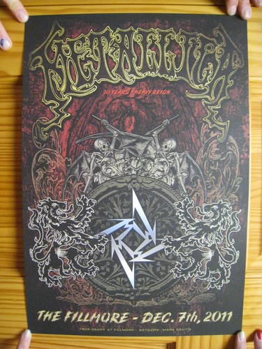 Affiche metallica ans - 30,