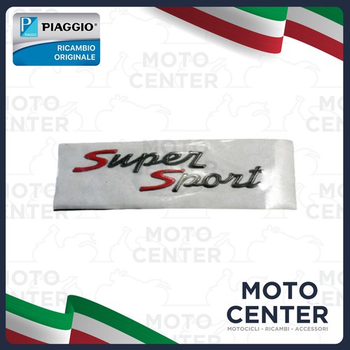Plaque super sport piaggio - plaque,