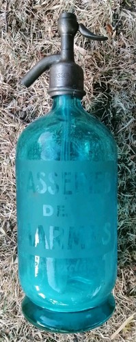 Vit ancien siphon bleu - -,