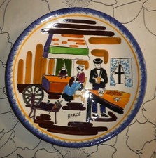 ASSIETTE DECORATIVE FAIENCE