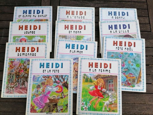Divers livres heidi - et, (heidi