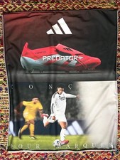 Adidas Predator - drapeau pub tenture publicitaire poster - Real Madrid 82x67 cm