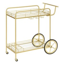 Desserte de Cuisine Design "Antonella" 92cm Or