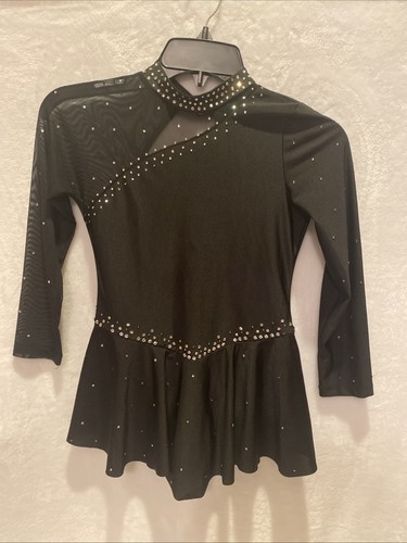 Black ice skate - skate, with
