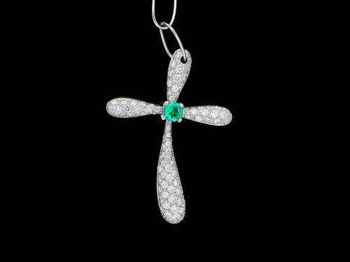 Collier pendentif croix 75 - pendentif,