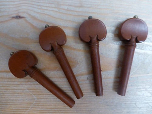 Violon chevilles marron - marron, cœur