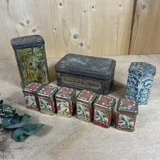 Lot de boite en métal vintage