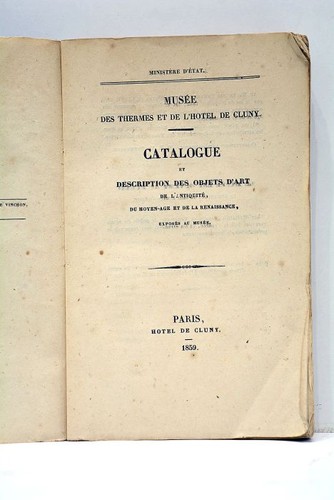 Livre ancien musee thermes - livre, de
