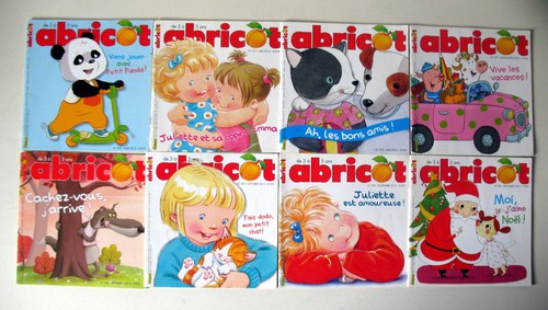 Abricot lot 8 magazines - , de