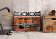 Plaque métal déco 30x20cm Locomotive Diesel-électrique BB 63000 Train SNCF