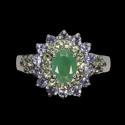 925 bague argent ovale - 925,