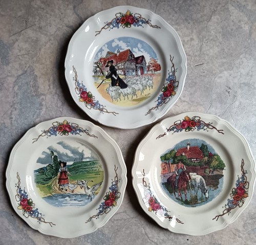 Anciennes assiettes 21 - assiettes, ∅