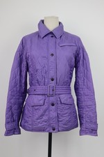 Barbour Veste Matelassée Femme Taille 10 / 44 Casual Vintage Nylon