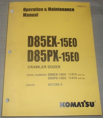 Komatsu d85ex 15e0 d85px - komatsu, d85px-15e0
