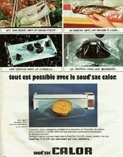  publicité Advertising 0322 1973   tout est possible  avec  Soud'sac Calor