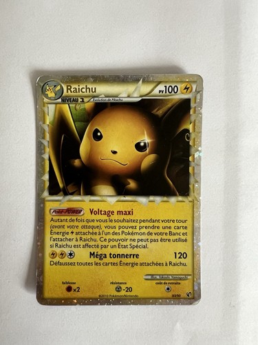Cartes pokemon raichu prime - cartes,