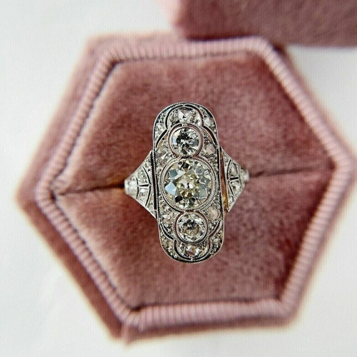 Bague ancienne fiançailles - ancienne, de
