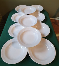 Faïence  Digoin Sarreguemines  1920 - 11 Assiettes creuses Epis de Blé en relief