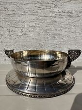 Coupe Centre De Table ART DECO METAL Argenté