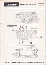 Circuit Diagrams-Schaltpläne pour Grundig City Boy 208, Transistor 101