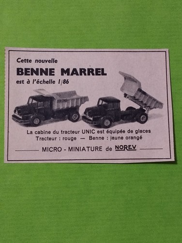 Publicite norev benne - publicite,