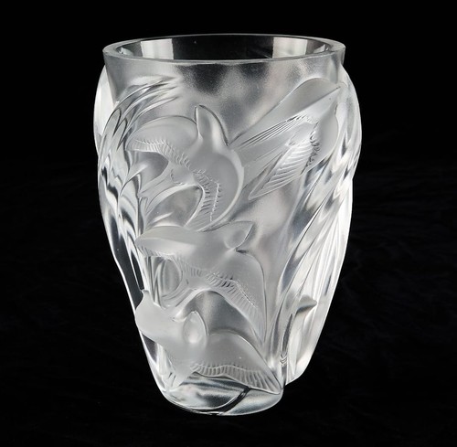 Lalique vase martinets - vase, "martinets"