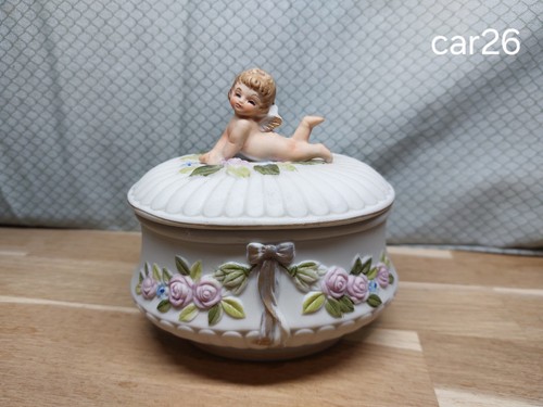 Boîte bijoux porcelaine - bijoux,