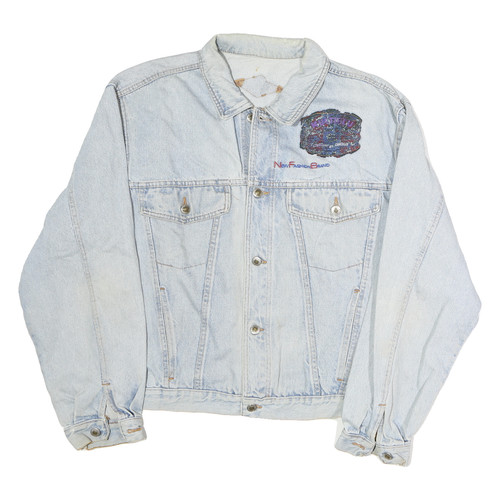 Hommes bleu jean veste coton - hommes,