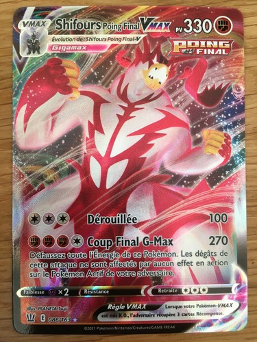 Carte pokémon shifours poing - pokémon,